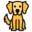 Golden retriever icon